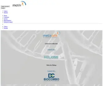 Metisbio.com(Metis Biyoteknoloji) Screenshot