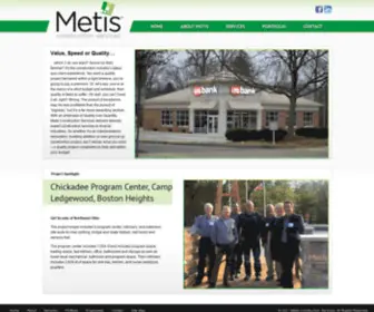 Metisconstruction.com(Metis Construction) Screenshot