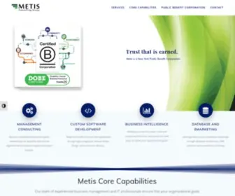 Metisconsultinggroup.com(Certified B Corp) Screenshot