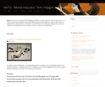 Metisjournal.it(Temi indagini suggestioni) Screenshot