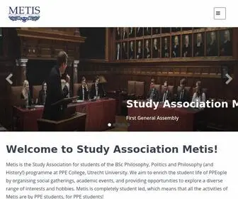 Metisppe.nl(Metis Study Association) Screenshot