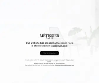 Metissier.com(Métissier Paris) Screenshot