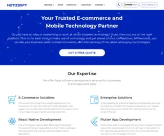 Metizsoft.com(Mobile App Development Company) Screenshot