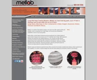 Metlabheattreat.com(Heat Treating) Screenshot