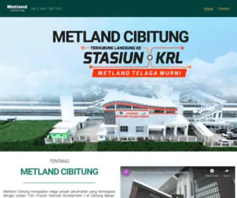 Metlandcibitung.net(Metland Cibitung) Screenshot