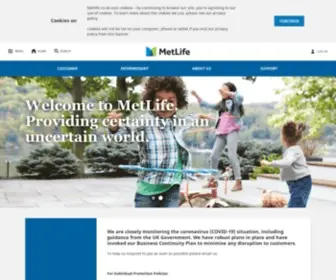 Metlife.co.uk(Employee Benefits) Screenshot