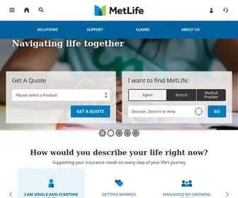 Metlife.com.bd(Life Insurance) Screenshot