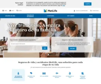 Metlife.es(Seguros de Vida y Accidentes) Screenshot