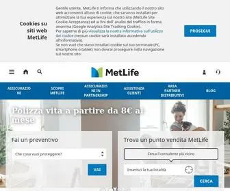 Metlife.it(Assicurazioni vita) Screenshot