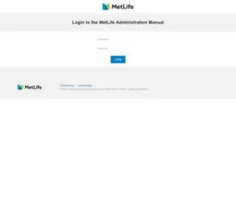 Metlifeadminmanual.com(MetLife Administration Manual) Screenshot