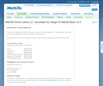 Metlifehomeloans.com(Metlifehomeloans) Screenshot