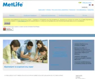 Metlifemfc.gr(MetLife MFunds) Screenshot