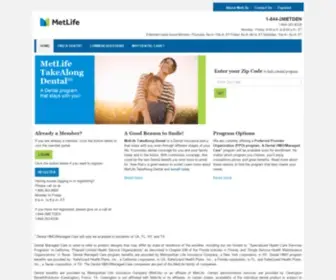 Metlifetakealongdental.com(The metlife takealong dental discount program) Screenshot