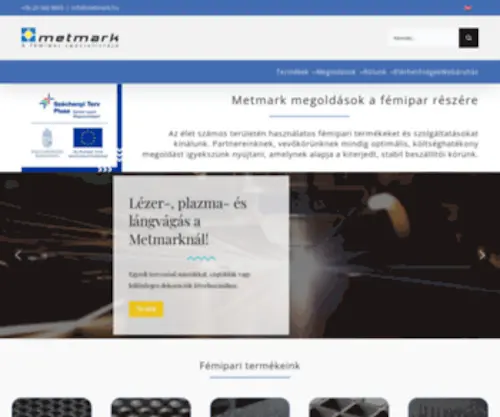 Metmark.hu(A fémipar specialistája) Screenshot