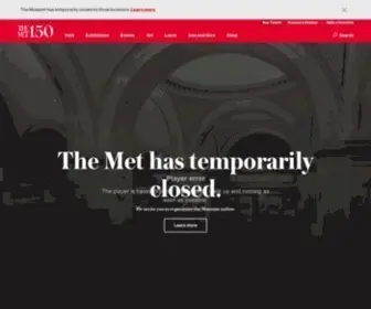 Metmuseum.org(The Metropolitan Museum of Art) Screenshot