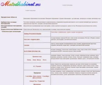 Metodkabinet.eu(информационно) Screenshot