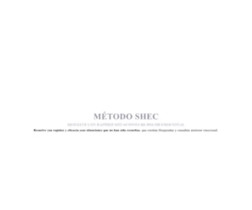 Metodoshec.com(MÉTODO SHEC) Screenshot