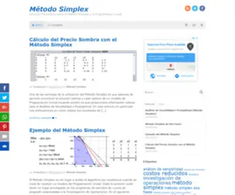 Metodosimplex.com(Metodosimplex) Screenshot