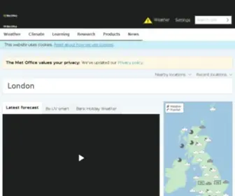 Metoffice.com(Metoffice) Screenshot