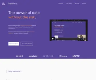 Metomic.io(Privacy Tools for Developers) Screenshot