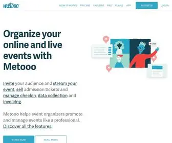 Metooo.com(The most flexible and complete event management system) Screenshot