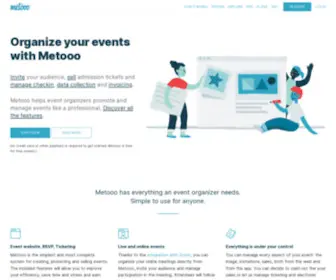 Metooo.io(The most flexible and complete event management system) Screenshot