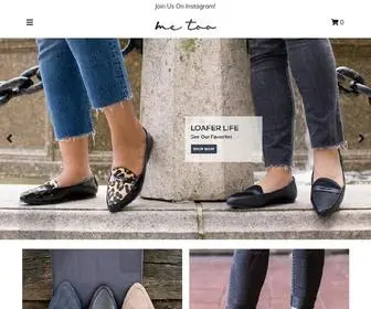 Metooshoes.com(Me Too Shoes) Screenshot