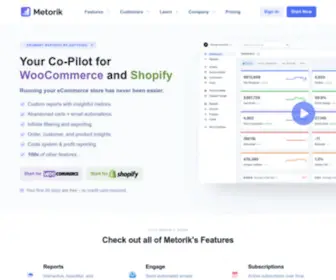 Metorik.com(Custom Reports) Screenshot