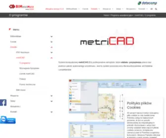 Metricad.com.pl(Metricad) Screenshot