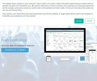 Metricinsights.com(Give your data the audience it deserves) Screenshot