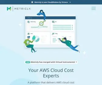 Metricly.com(Your Cloud Efficiency Expert) Screenshot