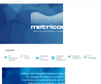 Metricom.com.co(Experto en Telecomunicaciones) Screenshot