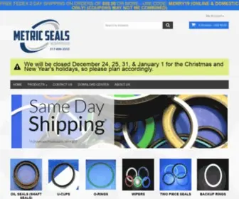 Metricsealsinc.com(Homepage) Screenshot