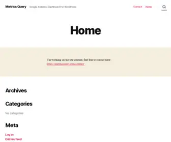 Metricsquery.com(Metrics Query) Screenshot