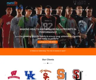 Metrifit.com(Athlete Monitoring System) Screenshot