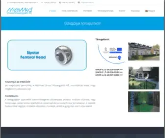 Metrimed.hu(Metrimed Kft. – Metrimed Orvosi Műszergyártó Kft) Screenshot