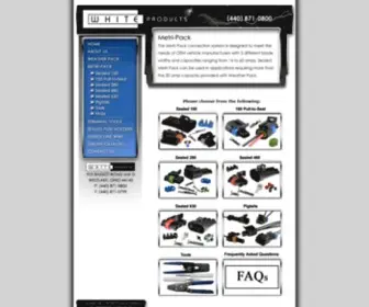 Metripack.com(Metri-Pack Components & Tools) Screenshot