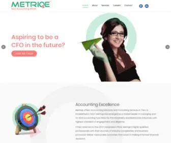 Metriqe.com(Metriqe Solutions) Screenshot