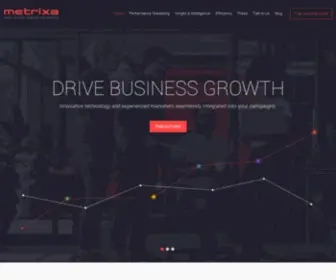 Metrixa.com(Data Driven Digital Marketing) Screenshot