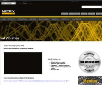 Metrixvibration.com(Metrix Vibration) Screenshot