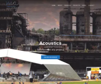 Metro-Acoustics.com(Metropolitan Acoustics) Screenshot