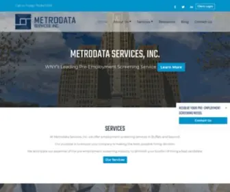 Metro-Check.com(Metrodata Services) Screenshot
