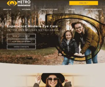 Metro-Eyecare.com(Metro Eyecare) Screenshot