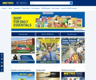Metro.co.in(METRO Cash & Carry) Screenshot