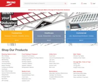 Metro.com(Official site of Metro Shelving and Storage Solutions) Screenshot