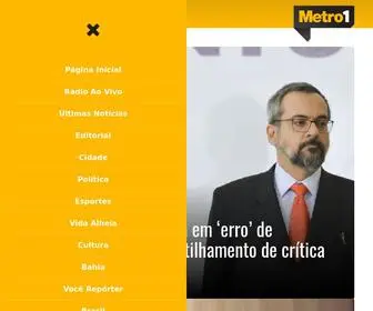 Metro1.com.br(Metro 1 Metro 1) Screenshot