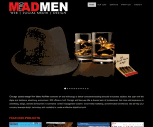 Metroadmen.com(Metro Ad Men) Screenshot