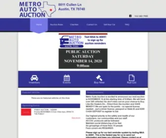 Metroautoauction.com Screenshot
