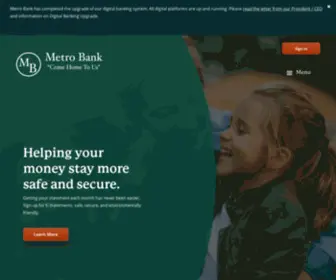 Metrobankpc.com(Metro Bank) Screenshot