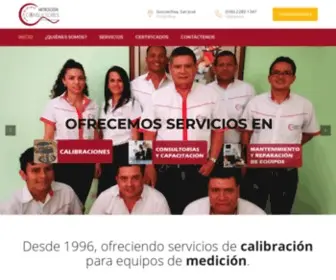 Metrocal.co.cr(Metrología y Calibración) Screenshot